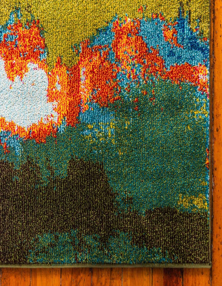 Detail image of 3' 3 x 5' 3 Washable Hyacinth Rug