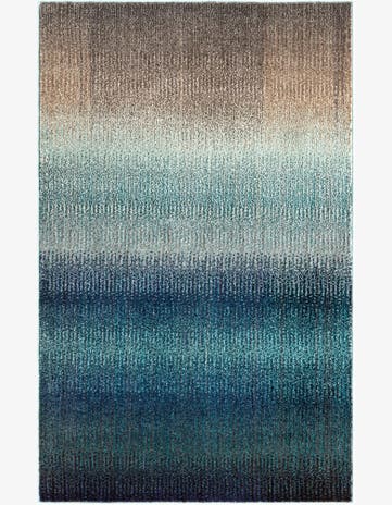 Blue Washable Hyacinth Rug