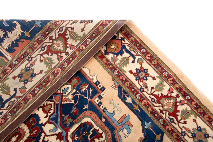 6' 9 x 10' 2 Hand Knotted Indo Heriz Wool Rug