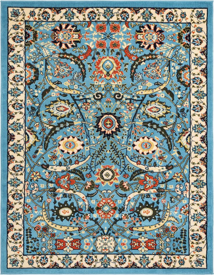 Detail image of 5' 3 x 8' Isfahan Design Rug