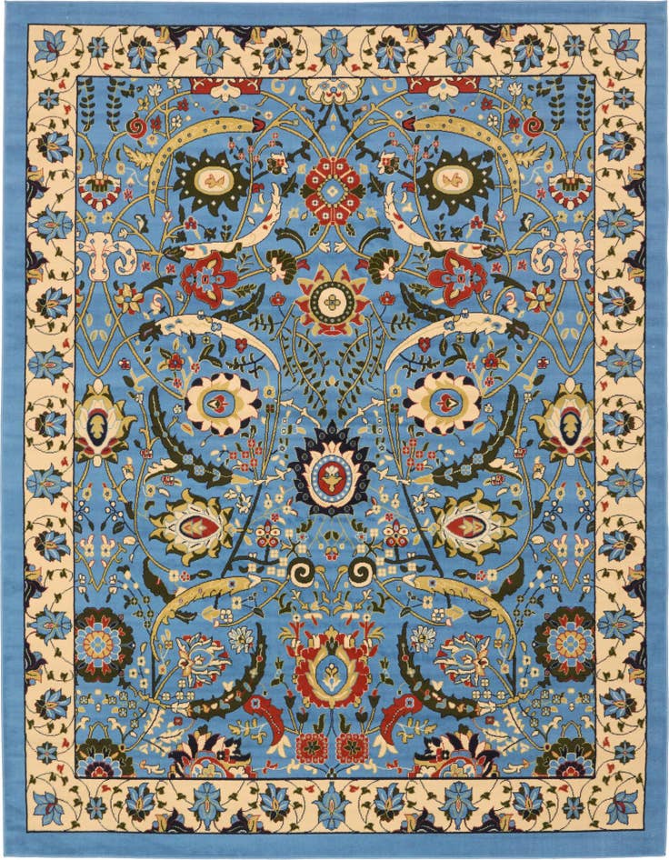 Detail image of 9' x 12' Isfahan Design Rug