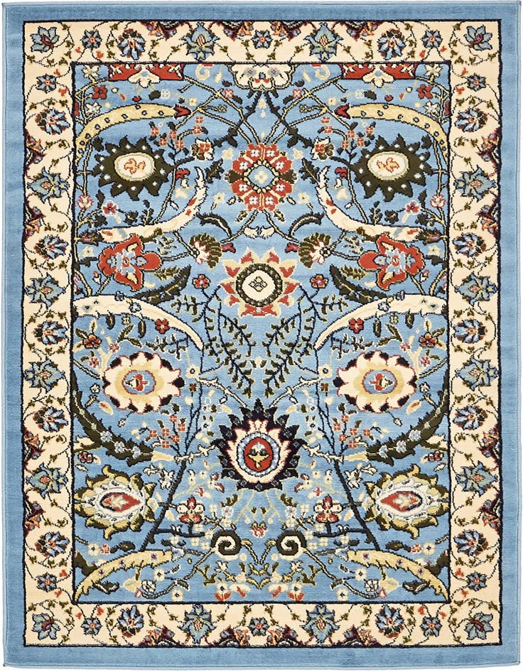 Detail image of 4' x 6' Isfahan Design Rug