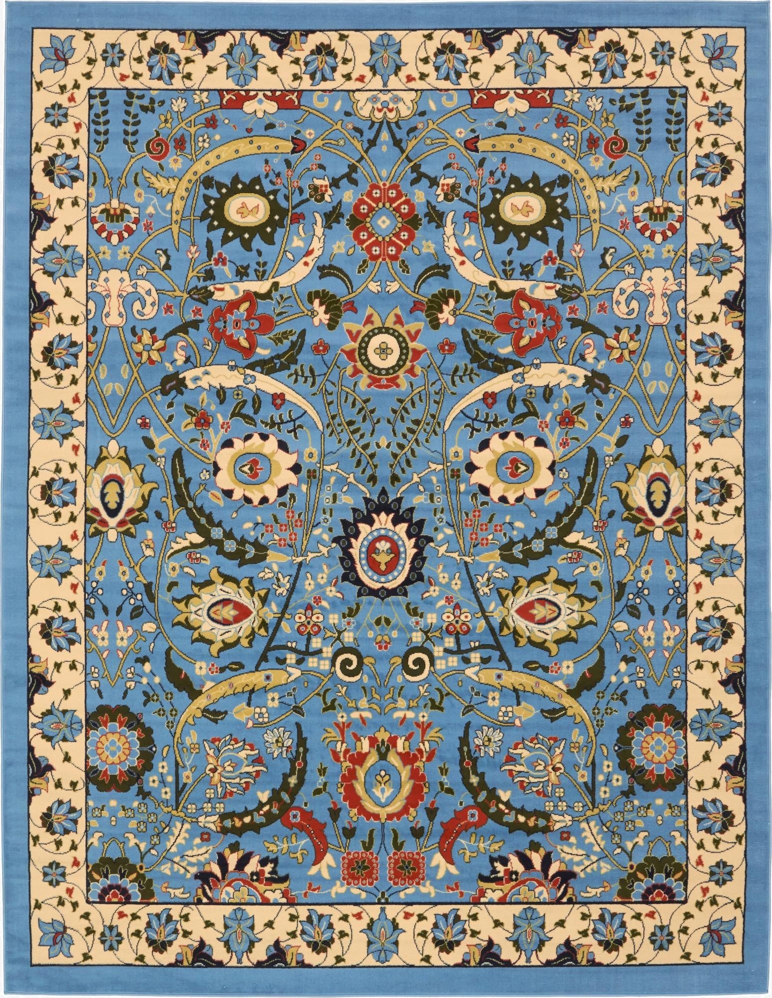 Primary image 9' x 12' Isfahan Design Rug