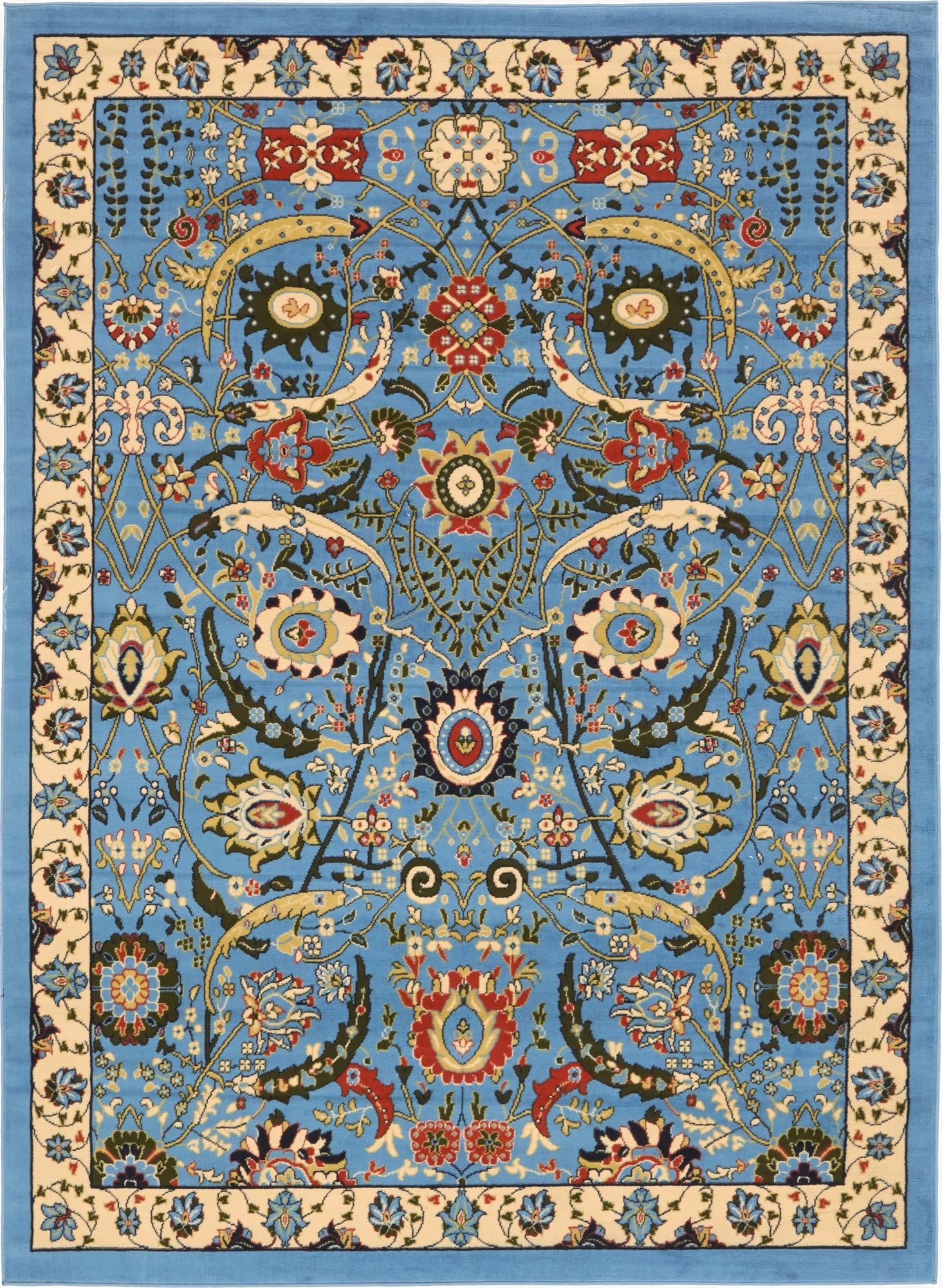 Primary image 7' x 10' Isfahan Design Rug