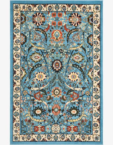 Blue Isfahan Design Rug