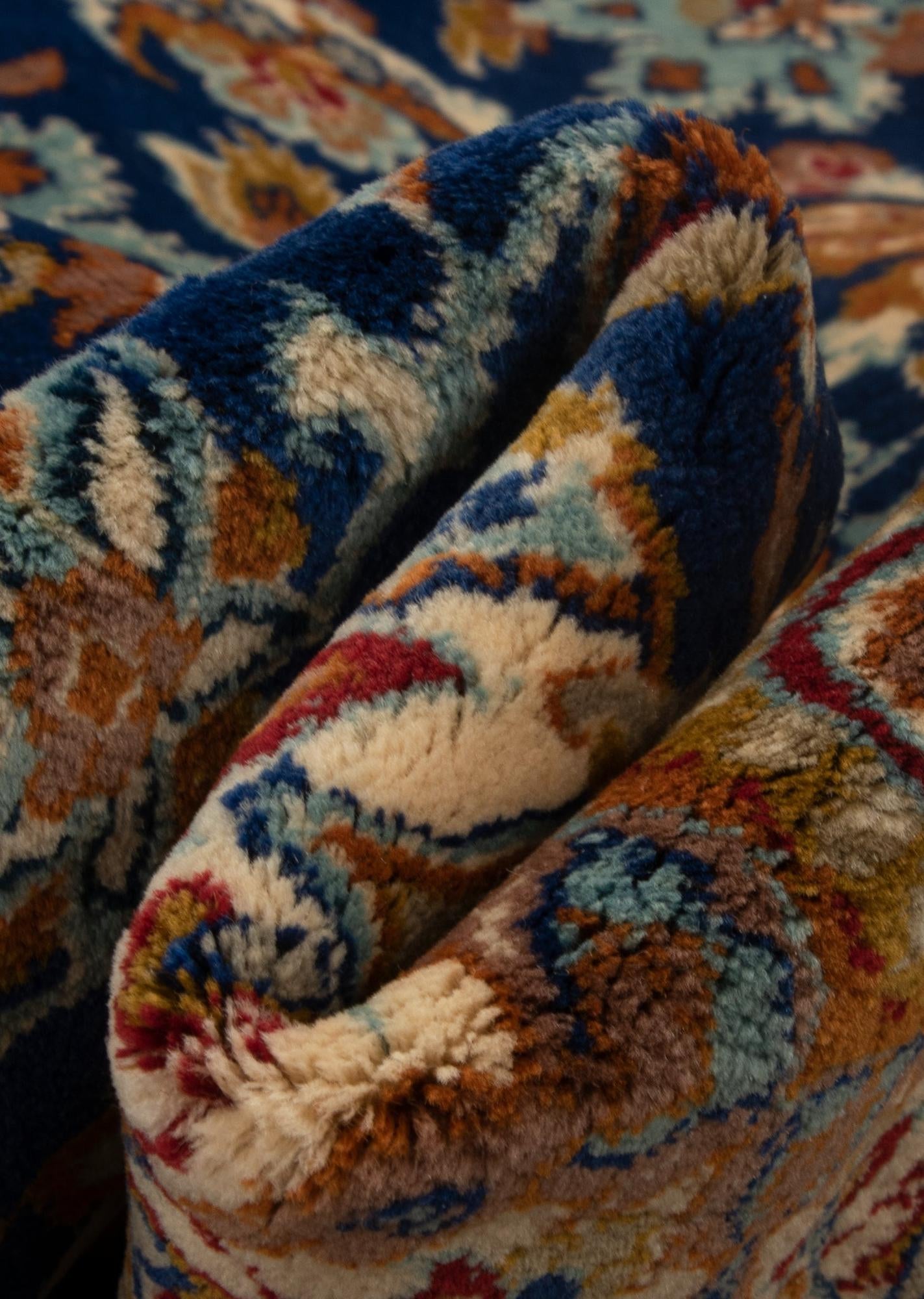 3' 4 x 5' 1 Hand Knotted Isfahan Persian Rug