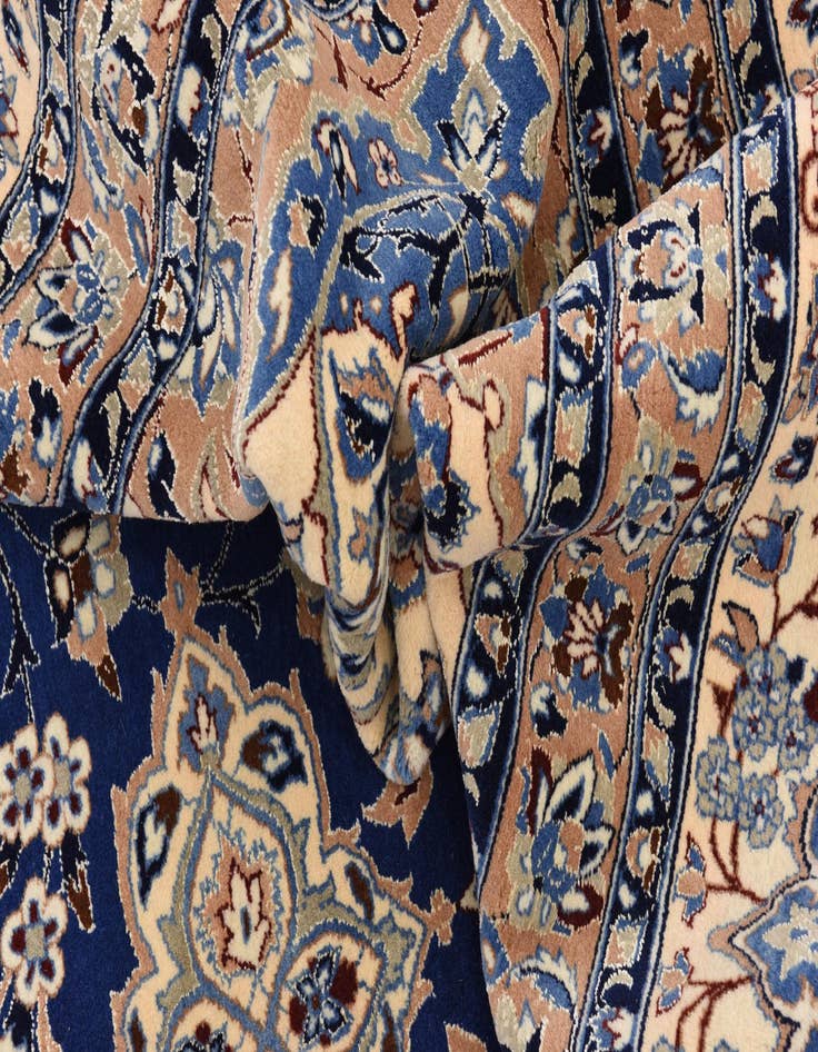 Detail image of 10' x 14' Hand Knotted Isfahan Persian Rug