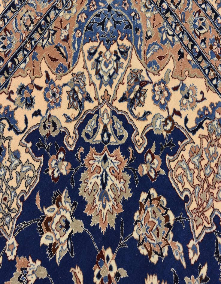 Detail image of 10' x 14' Hand Knotted Isfahan Persian Rug