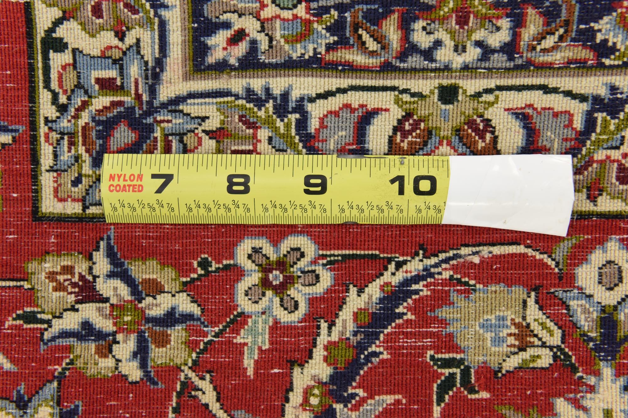 6' 7 x 10' Hand Knotted Isfahan Persian Rug