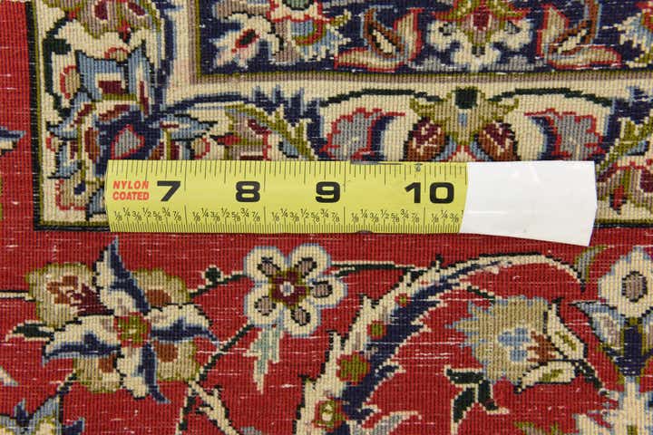 6' 7 x 10' Hand Knotted Isfahan Persian Rug