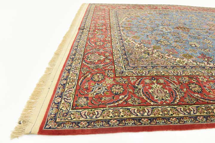 6' 7 x 10' Hand Knotted Isfahan Persian Rug