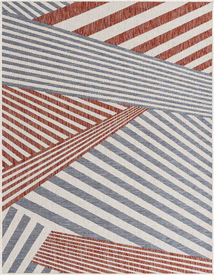 Detail image of 5' 3 x 8' Easy-Clean Jill Zarin Indoor / Outdoor Rug