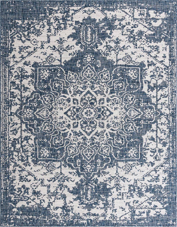 Detail image of 9' x 12' Easy-Clean Jill Zarin Dubai Indoor / Outdoor Rug