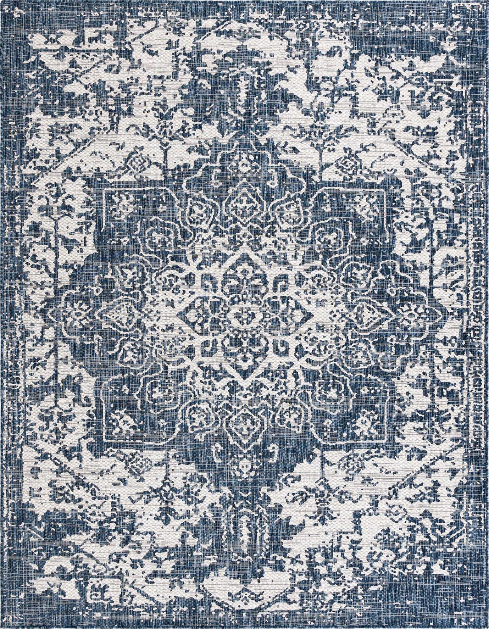 7' 10 x 10' Easy-Clean Jill Zarin Dubai Indoor / Outdoor Rug