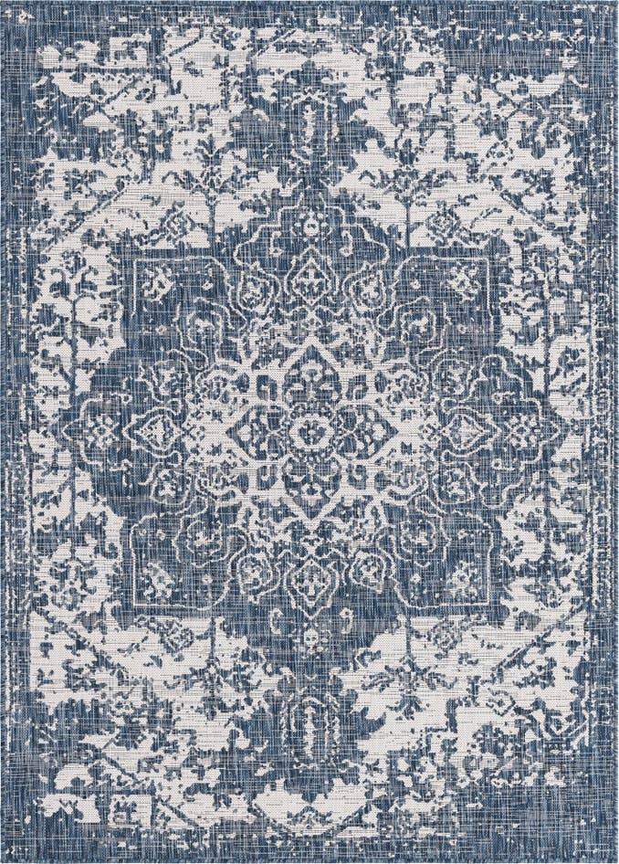 Detail image of 5' 3 x 8' Easy-Clean Jill Zarin Dubai Indoor / Outdoor Rug