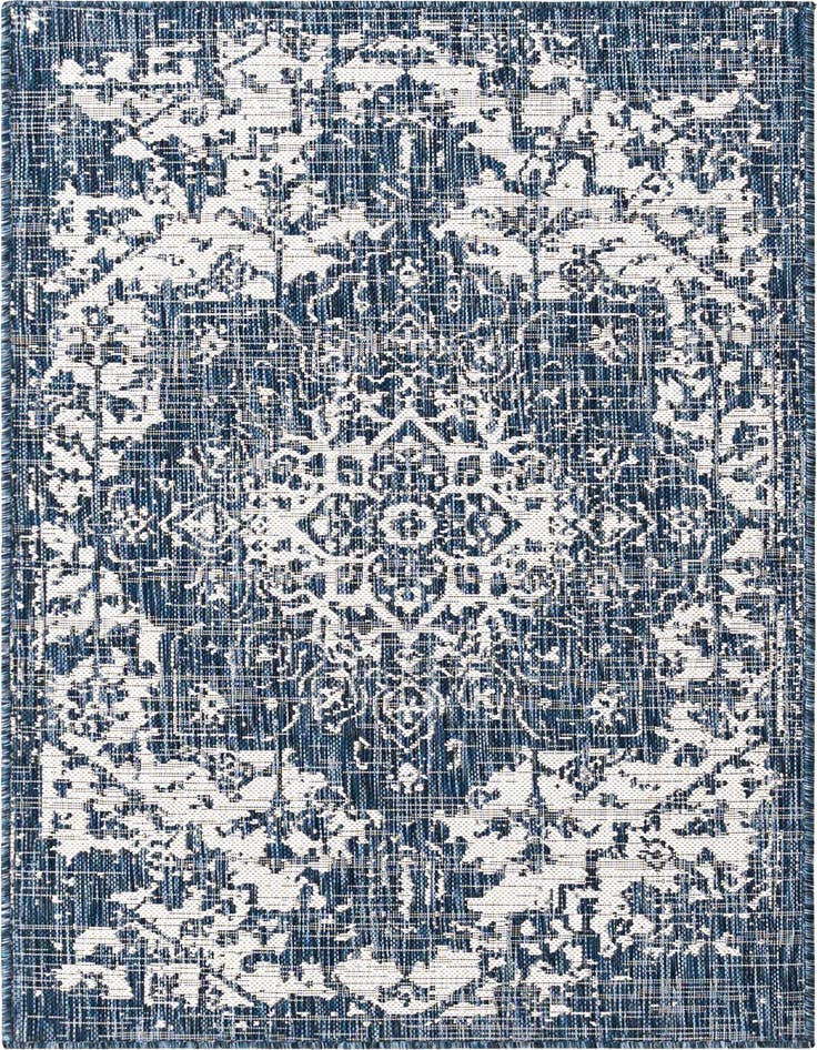 Detail image of 3' x 5' 3 Easy-Clean Jill Zarin Dubai Indoor / Outdoor Rug