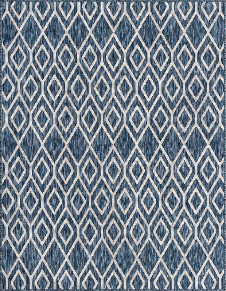 Detail image of 5' 3 x 8' Easy-Clean Jill Zarin Turks and Caicos Indoor / Outdoor Rug