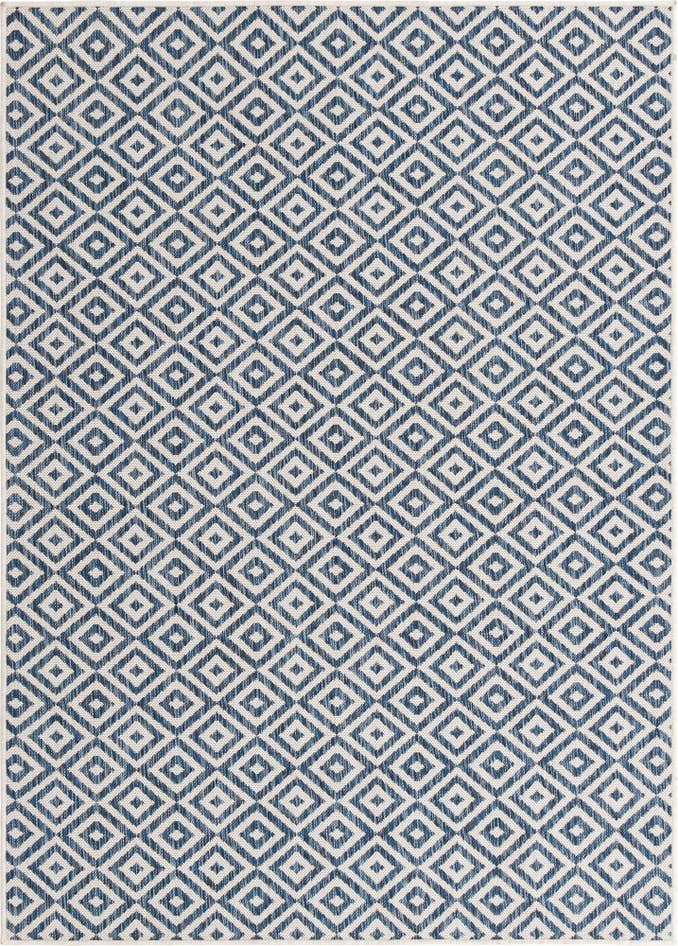 Detail image of 5' 3 x 8' Easy-Clean Jill Zarin Costa Rica Indoor / Outdoor Rug