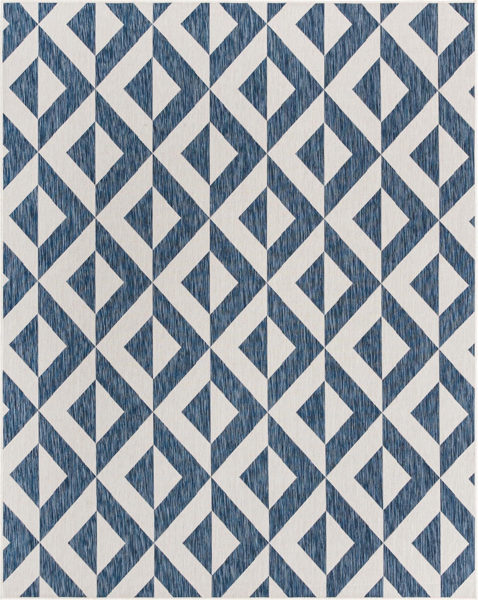 7' 10 x 10'  Washable Jill Zarin Napa Indoor / Outdoor Rug
