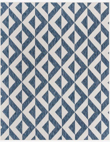 Blue Easy-Clean Jill Zarin Napa Indoor / Outdoor Rug