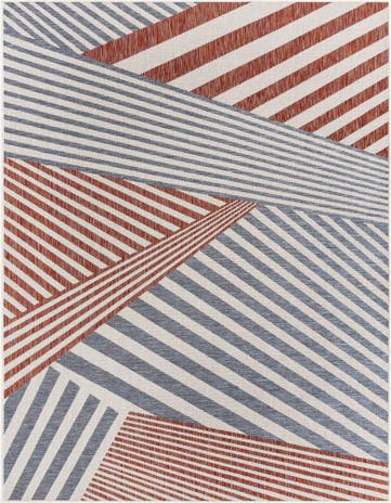 Blue Easy-Clean Jill Zarin Indoor / Outdoor Rug