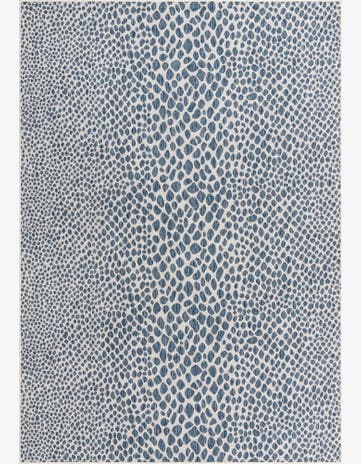 Blue Easy-Clean Jill Zarin Cape Town Indoor / Outdoor Rug