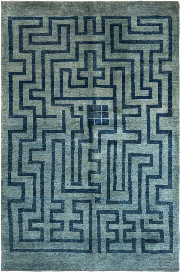 Detail image of 5' 5 x 8' 5 Juma Wool Rug