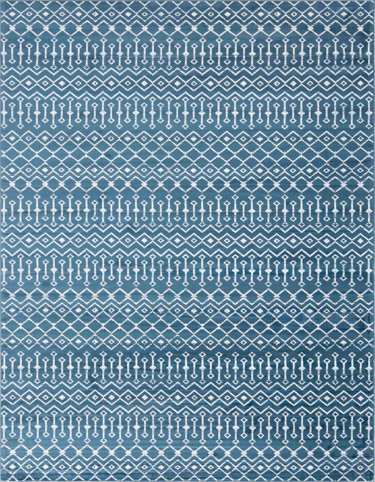 Detail image of 10' 8 x 16' 5 Kasbah Trellis Rug