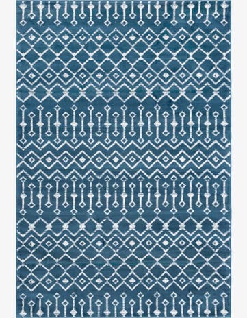 Blue Kasbah Trellis Rug