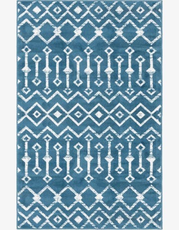 Blue Kasbah Trellis Rug