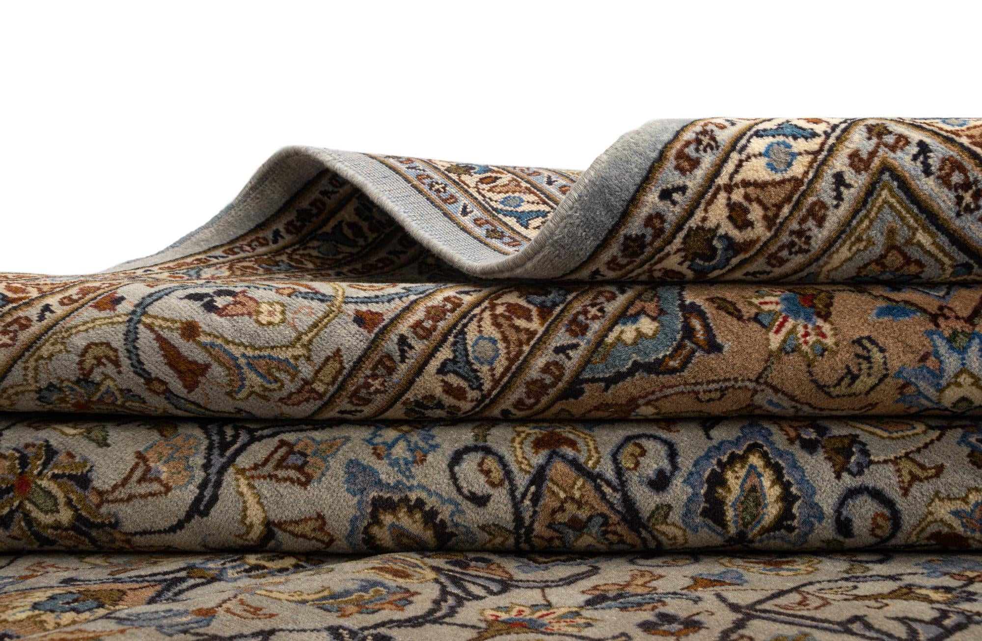 6' 11 x 10' 2 Kashan Wool Rug