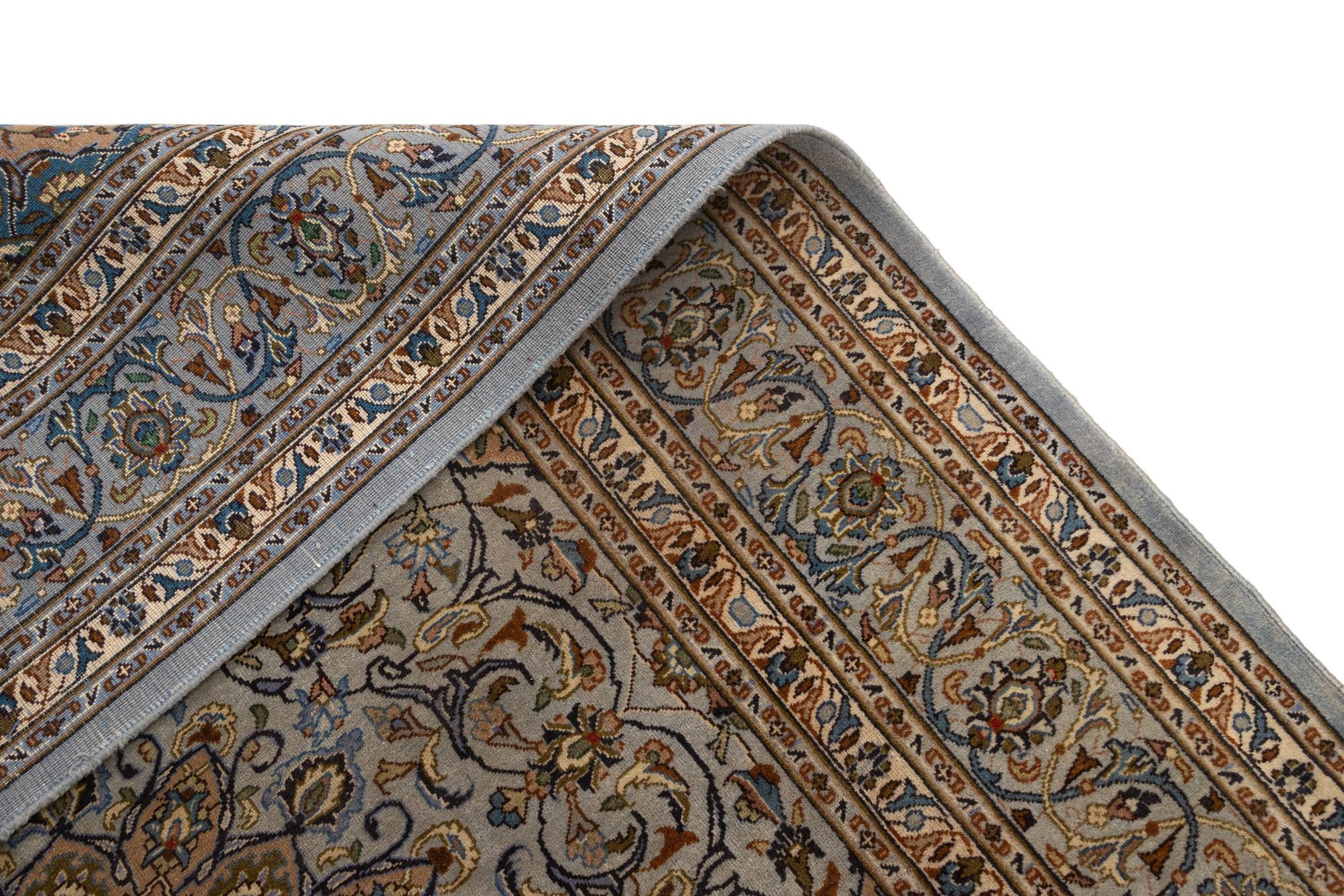 6' 11 x 10' 2 Kashan Wool Rug