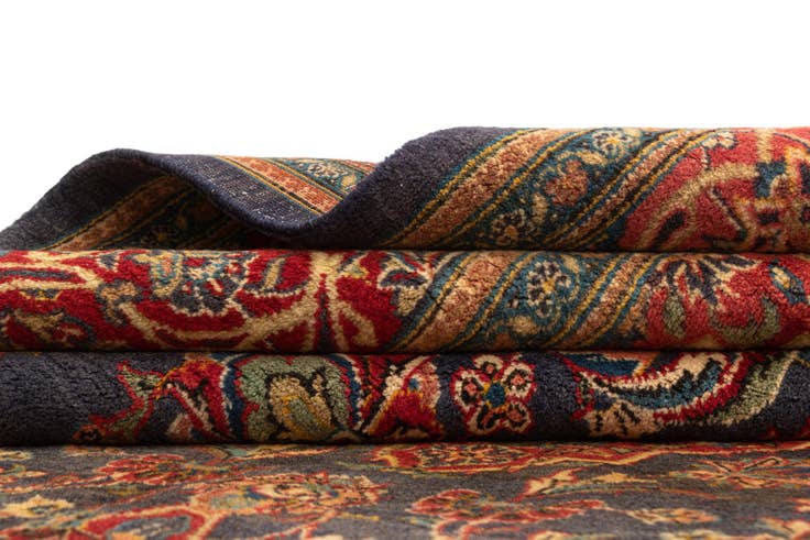 Detailansicht von 205cm x 315cm Kashan Wolle Teppich