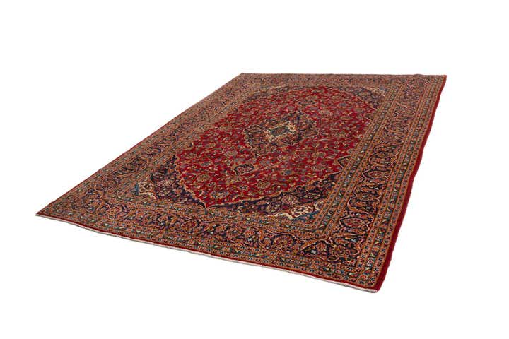 8' 3 x 11' 4 Kashan Wool Rug