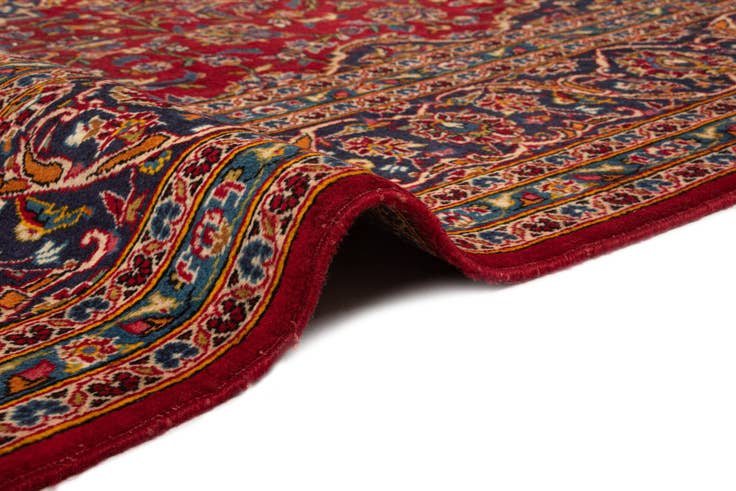 Detail image of 8' 3 x 11' 4 Kashan Wool Rug