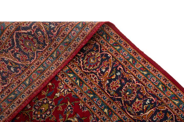 8' 3 x 11' 4 Kashan Wool Rug