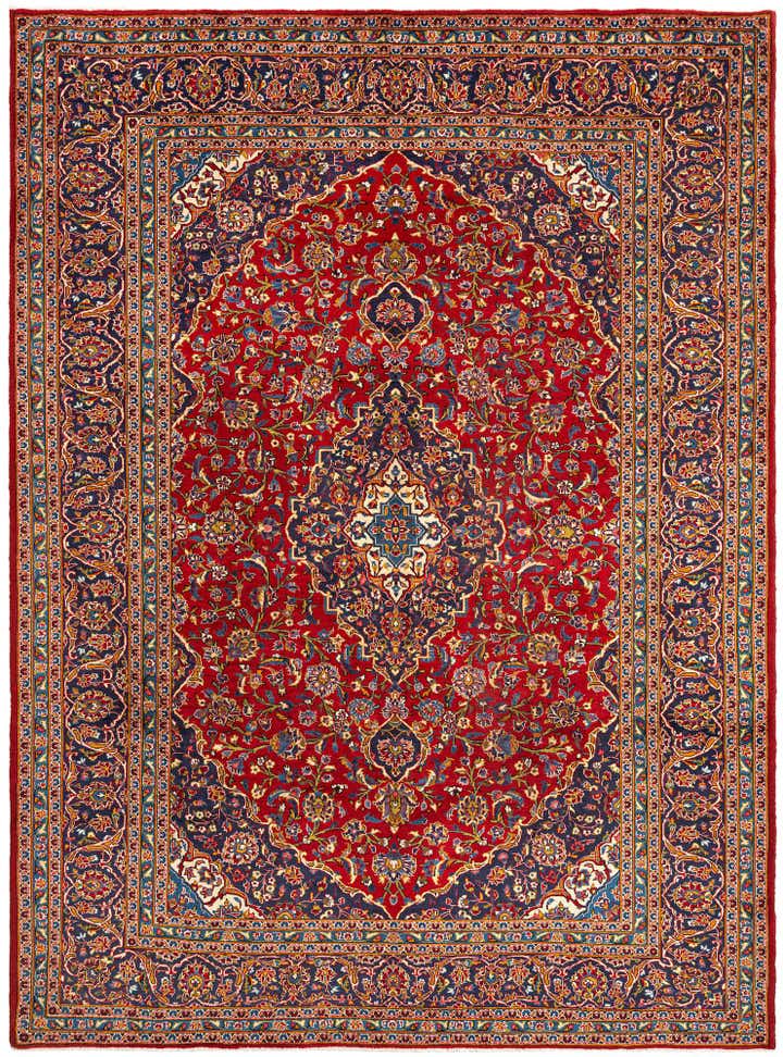 8' 3 x 11' 4 Kashan Wool Rug