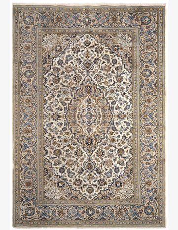 8' x 11' 6 Kashan Wool Rug