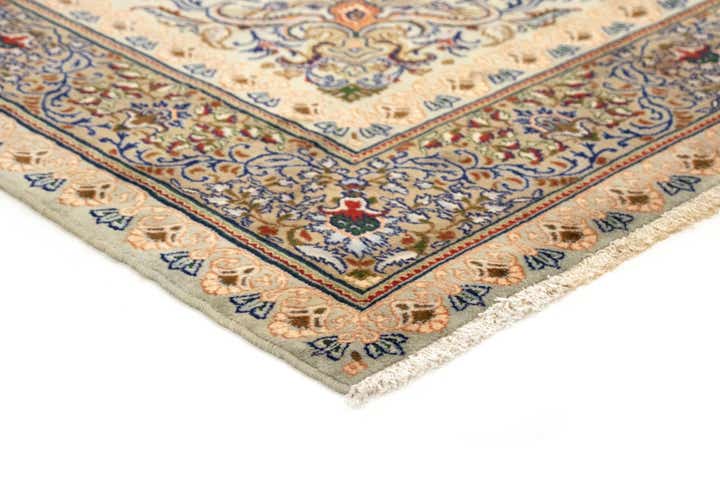 6' 6 x 10' Hand Knotted Kashan Persian Rug