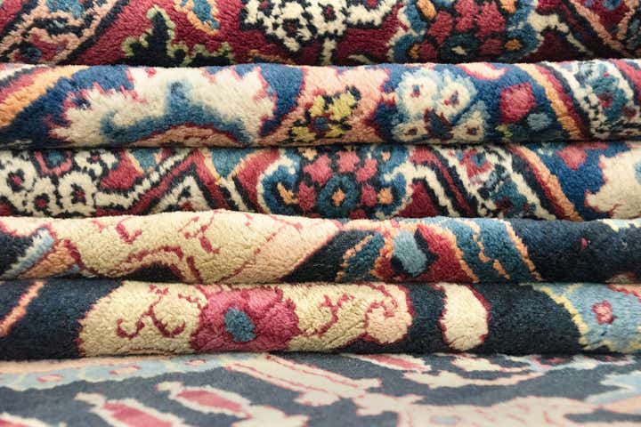 9' 9 x 12' 8 Hand Knotted Kashan Persian Wool Rug