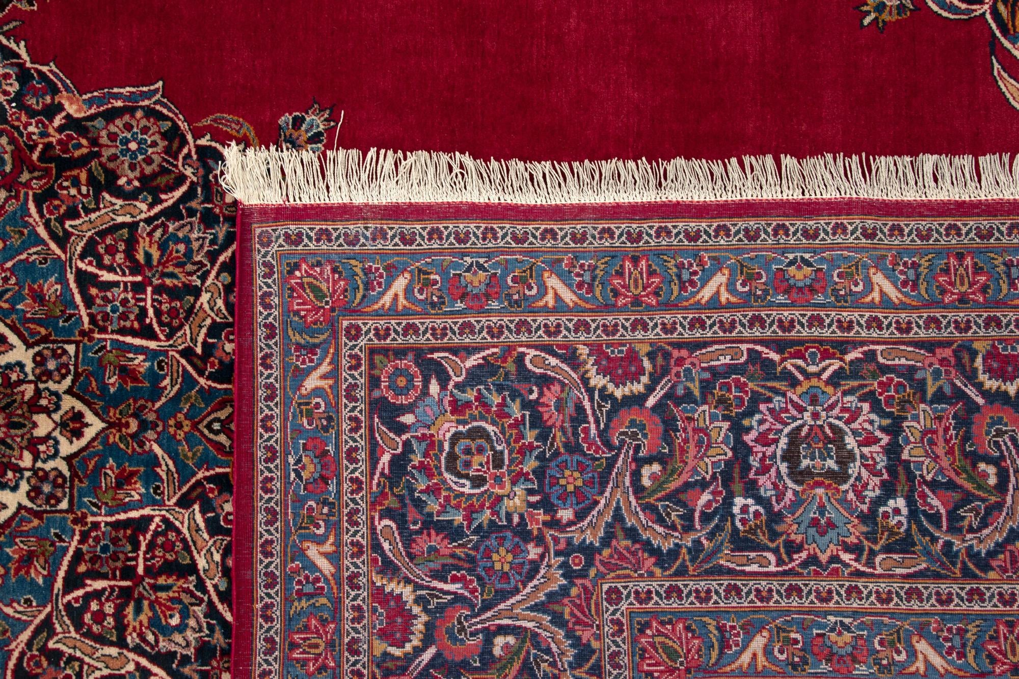8' 11 x 12' 5 Kashan Rug