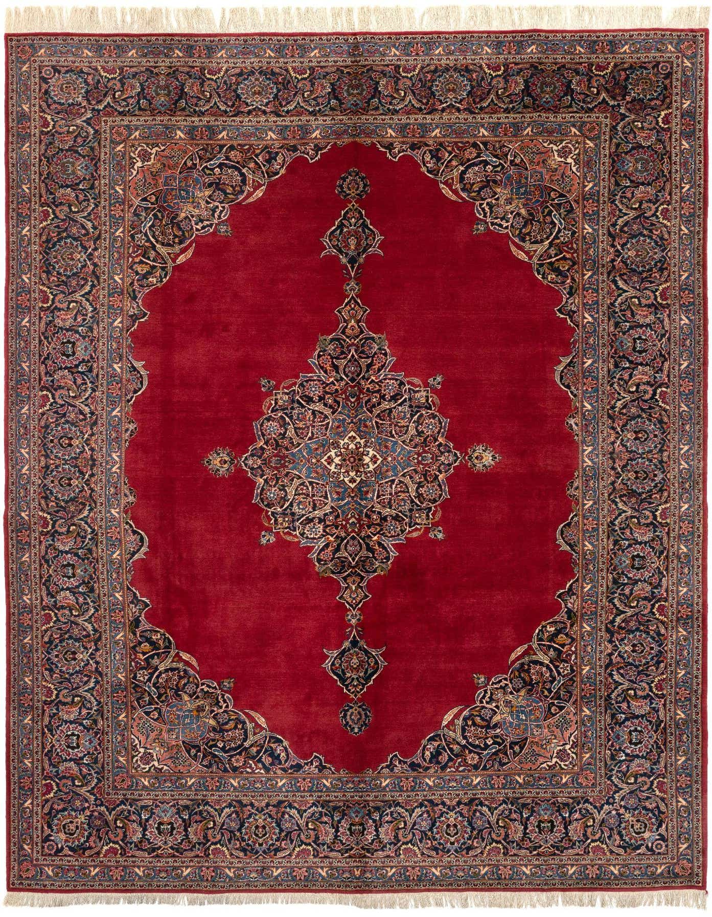 8' 11 x 12' 5 Kashan Rug