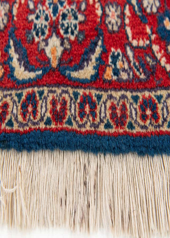 3' 6 x 5' Hand Knotted Kashan Persian Wool Rug