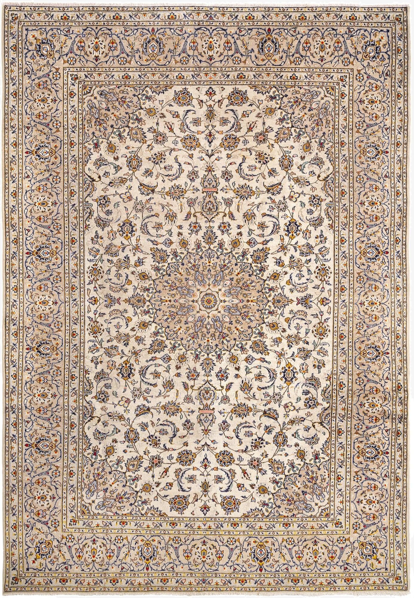 238cm x 342cm Kashan Wool Rug