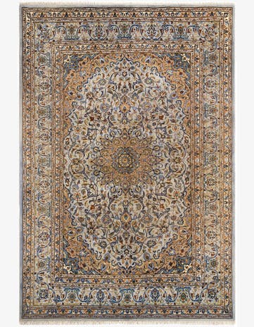 6' 11 x 10' 2 Kashan Wool Rug