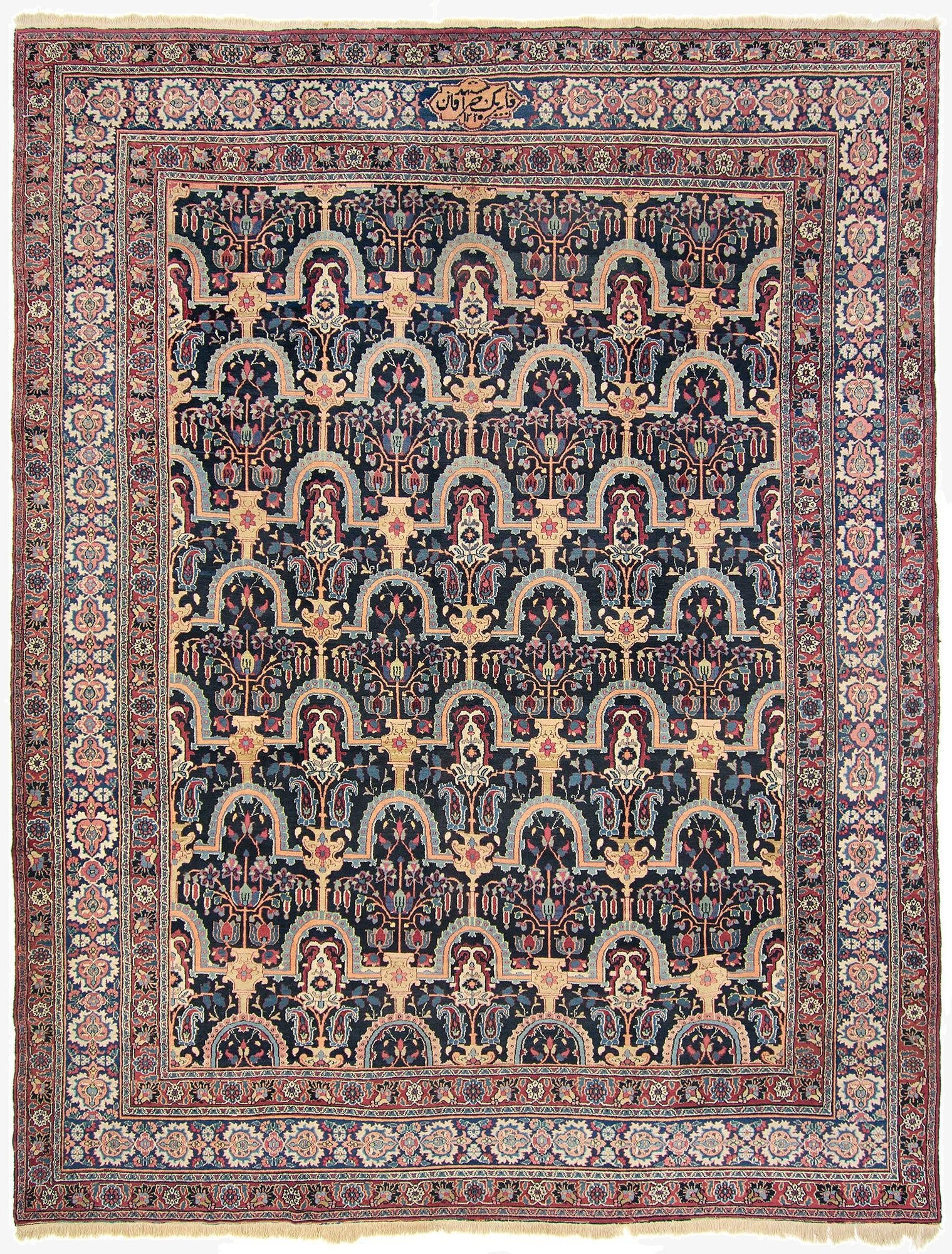 297cm x 385cm  Hand Knotted Kashan Persian Wool Rug