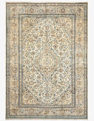 8' x 11' 3 Kashan Wool Rug