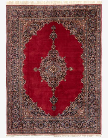 8' 11 x 12' 5 Kashan Rug