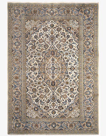 8' x 11' 6 Kashan Wool Rug