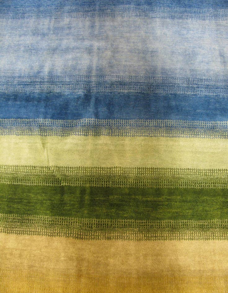 Detail image of 4' 8 x 6' 7 Hand Knotted Kashkuli Gabbeh Persian Wool Rug